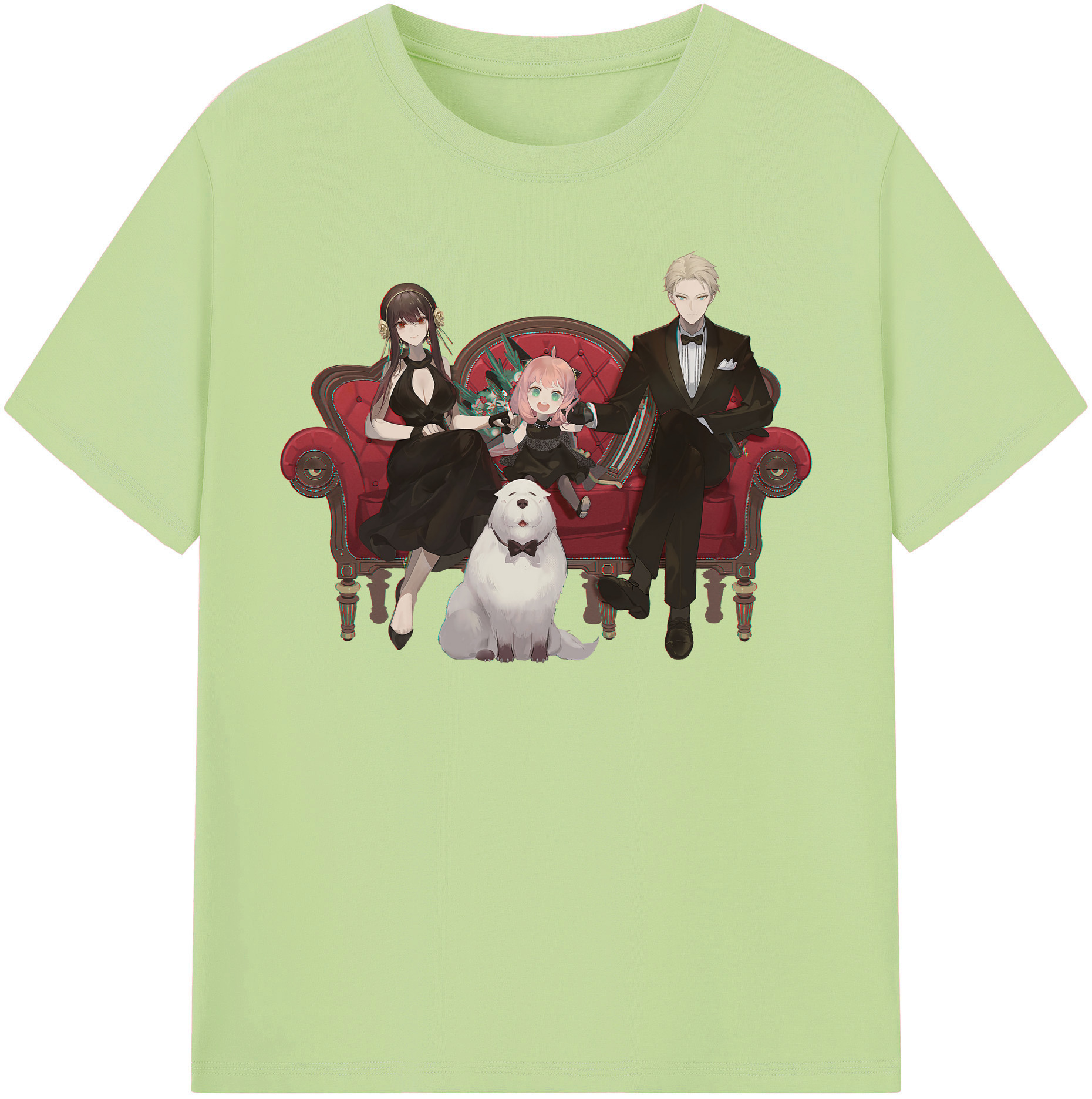 （画像用） SPY×FAMILY间谍家家酒 綿100％半袖Tシャツ（フロントプリント）